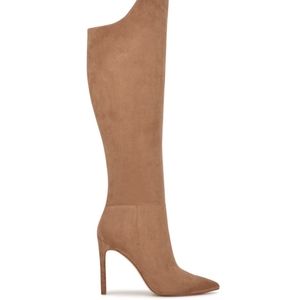Teleena Wide Calf Heeled Boots